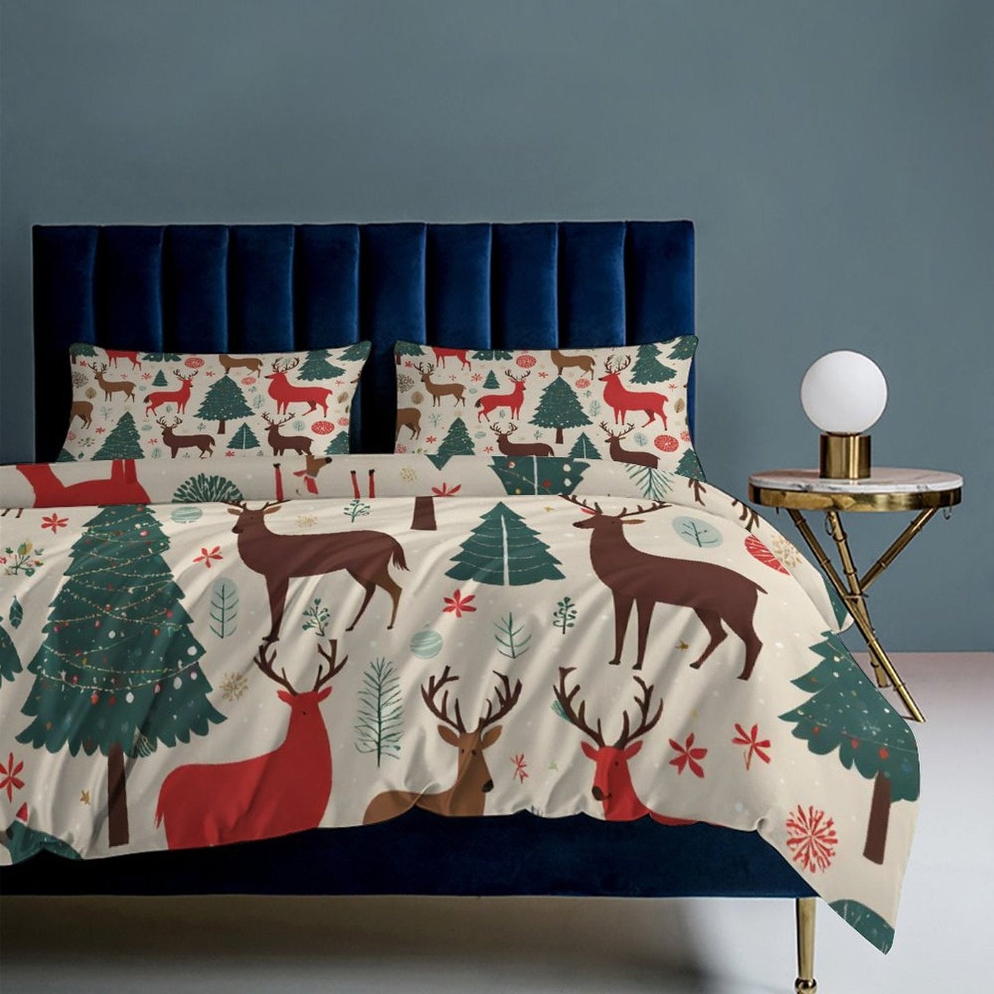 3-Piece Bedding Set-90"x90"/ 229x229cm (Dual-sided Printing) by SALE-Personal Design