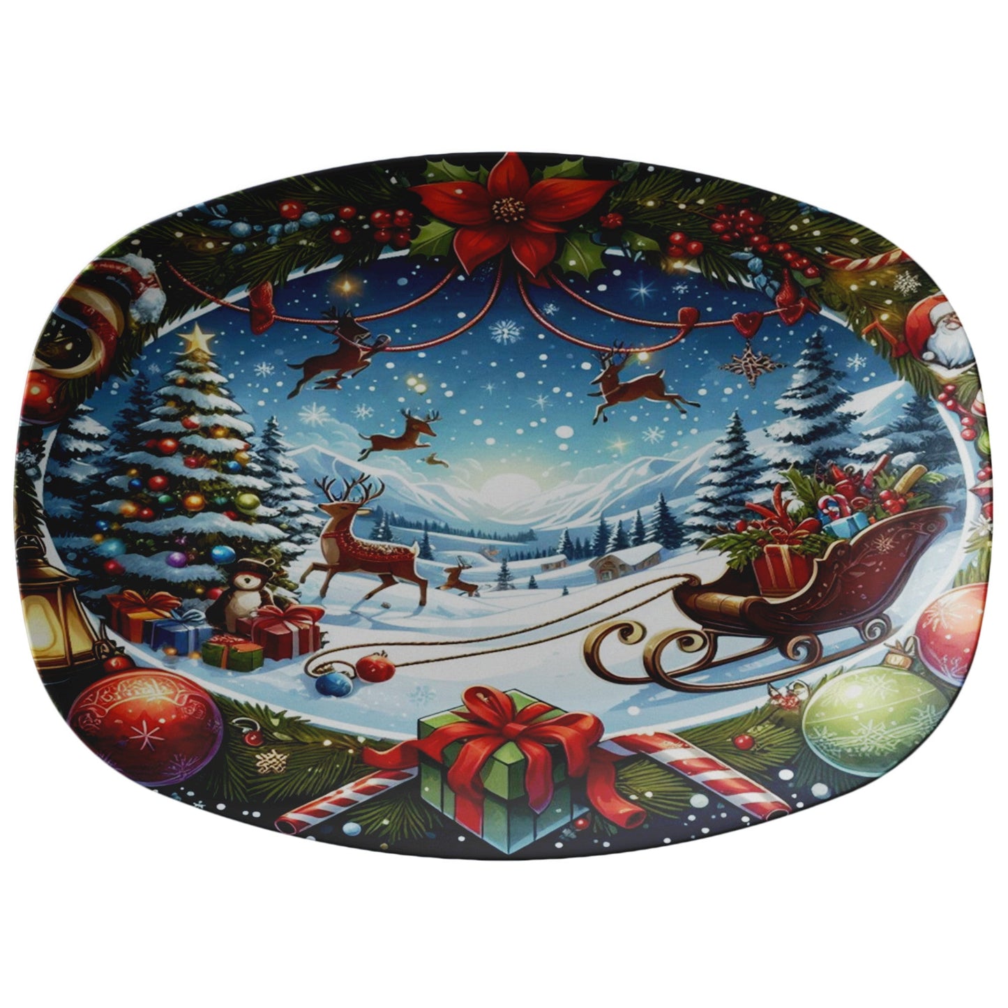 Christmas Platter Mrs Claus, Gift for Cooker, Gift for Baker, ChristmMeet your new go-to serving platter! This awesome 10x14" platter is built for everyday use and those "I need to feed a crowd!" moments.
Imagine this: You've whipped ChristmasLoving.Shop