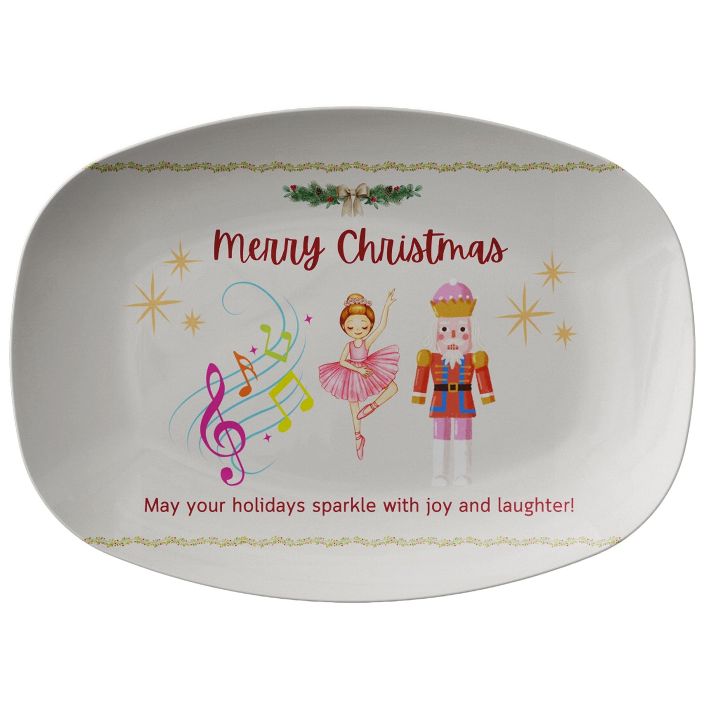 Platter Merry Christmas, Christmas gift, Table decoration, Christmas TMeet your new go-to serving platter! This awesome 10x14" platter is built for everyday use and those "I need to feed a crowd!" moments.
Imagine this: You've whipped ChristmasLoving.Shop