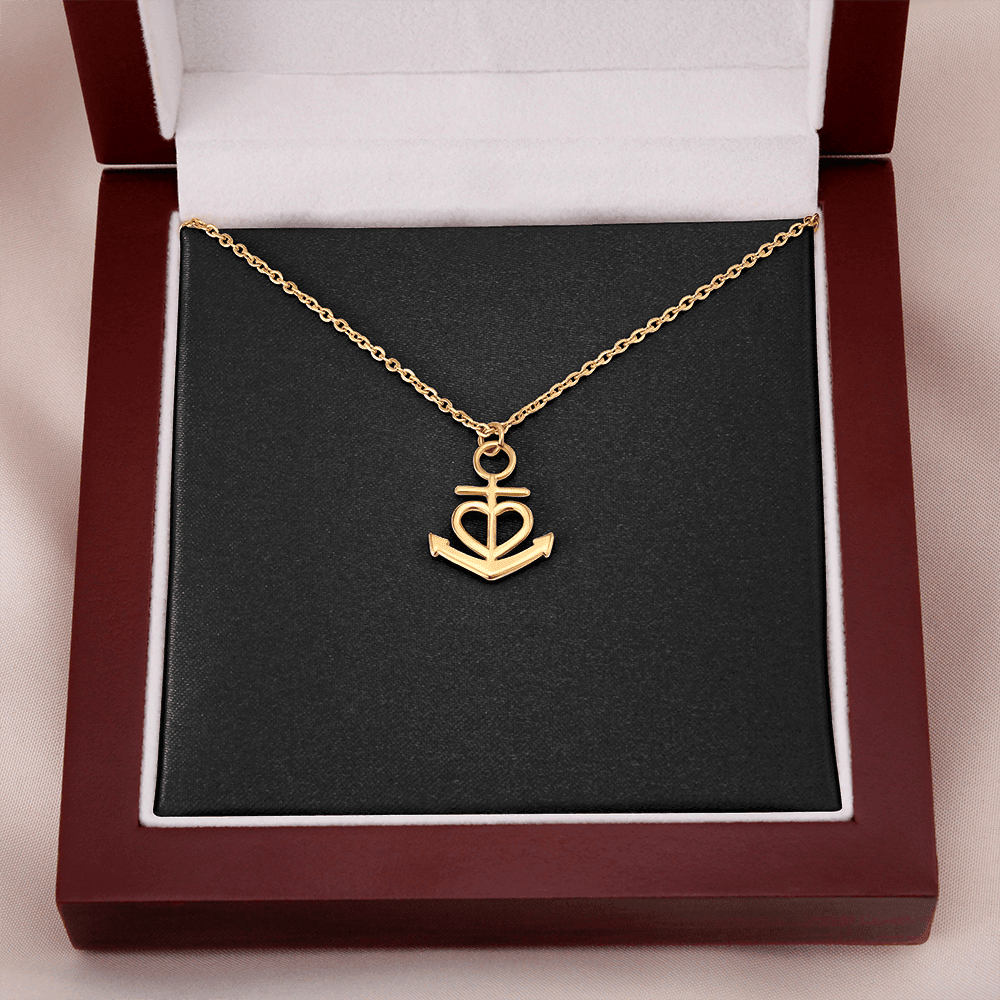 Anchor Pendant Necklace - JewelryLuxeUS.Shop