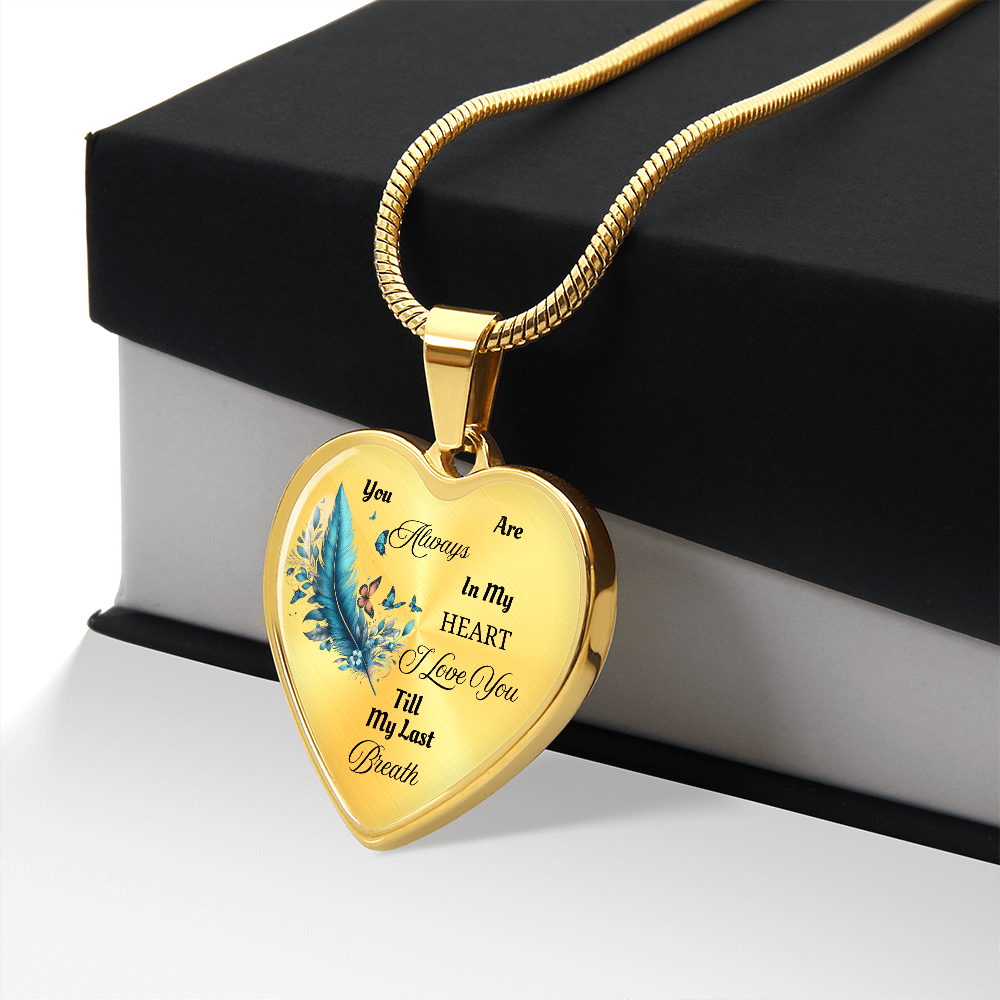 Luxury Heart Necklace - Always in My Heart ShineOn Fulfillment