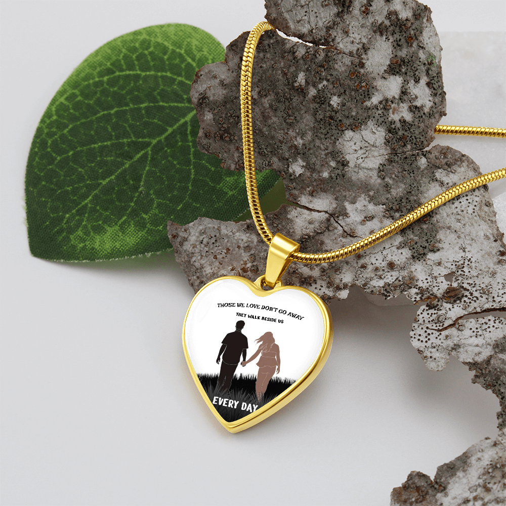 Luxury Heart Necklace - Those We Love Memorial ShineOn Fulfillment