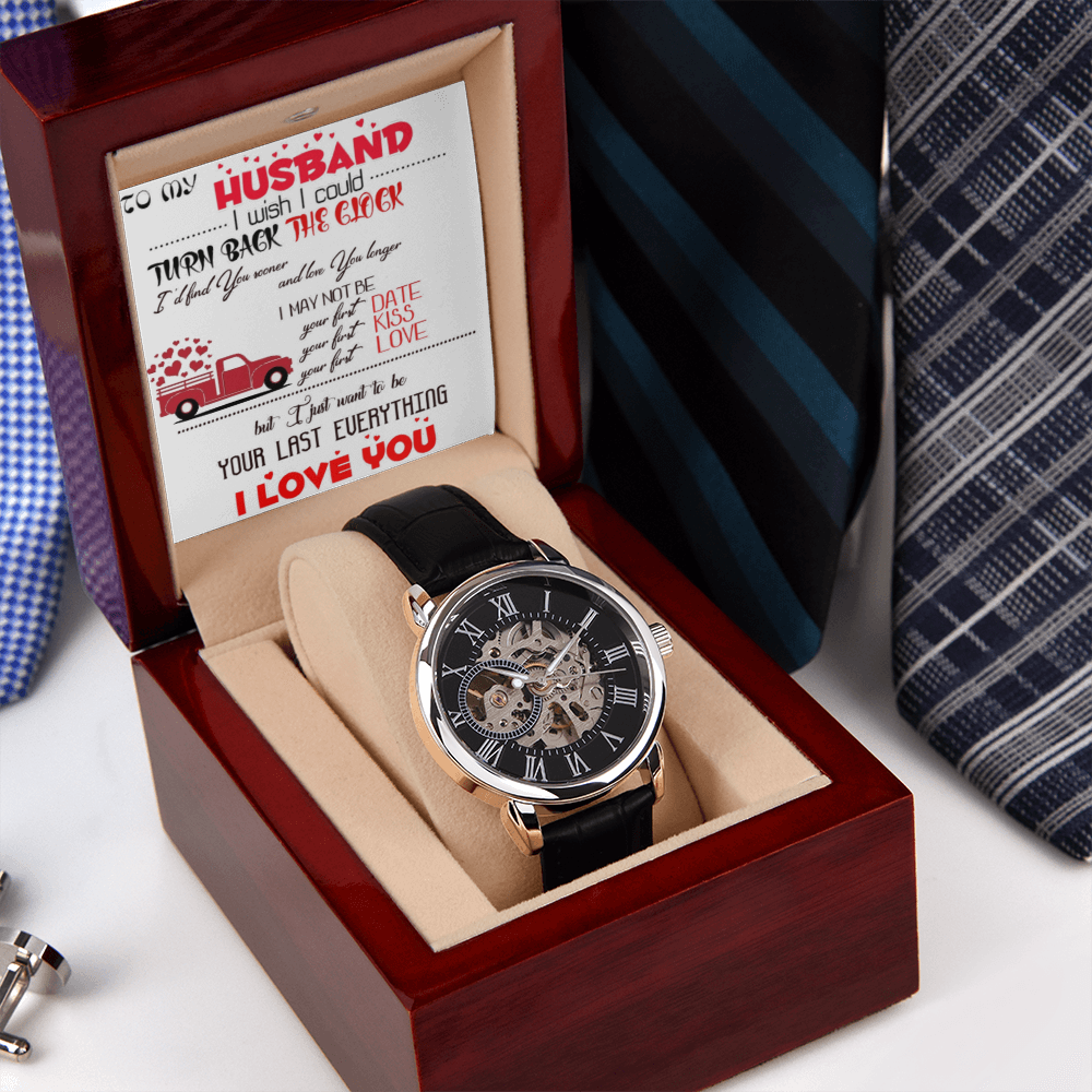 Openwork Watch with To my Husband message card ShineOn Fulfillment