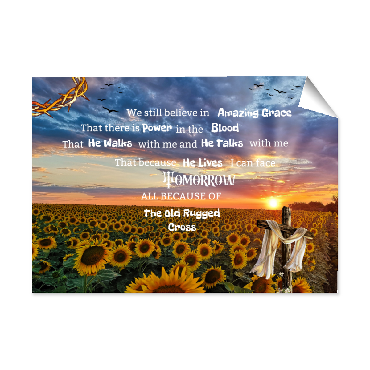 Landscape Poster Faith inspirational superfastpod