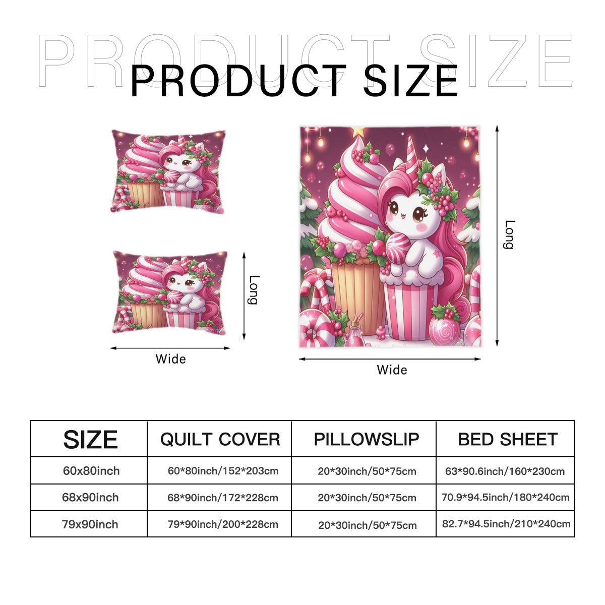 Quilt Cover Four-Piece Set (Double-Sided Printing) | Polyester - pink ch1 by My Store