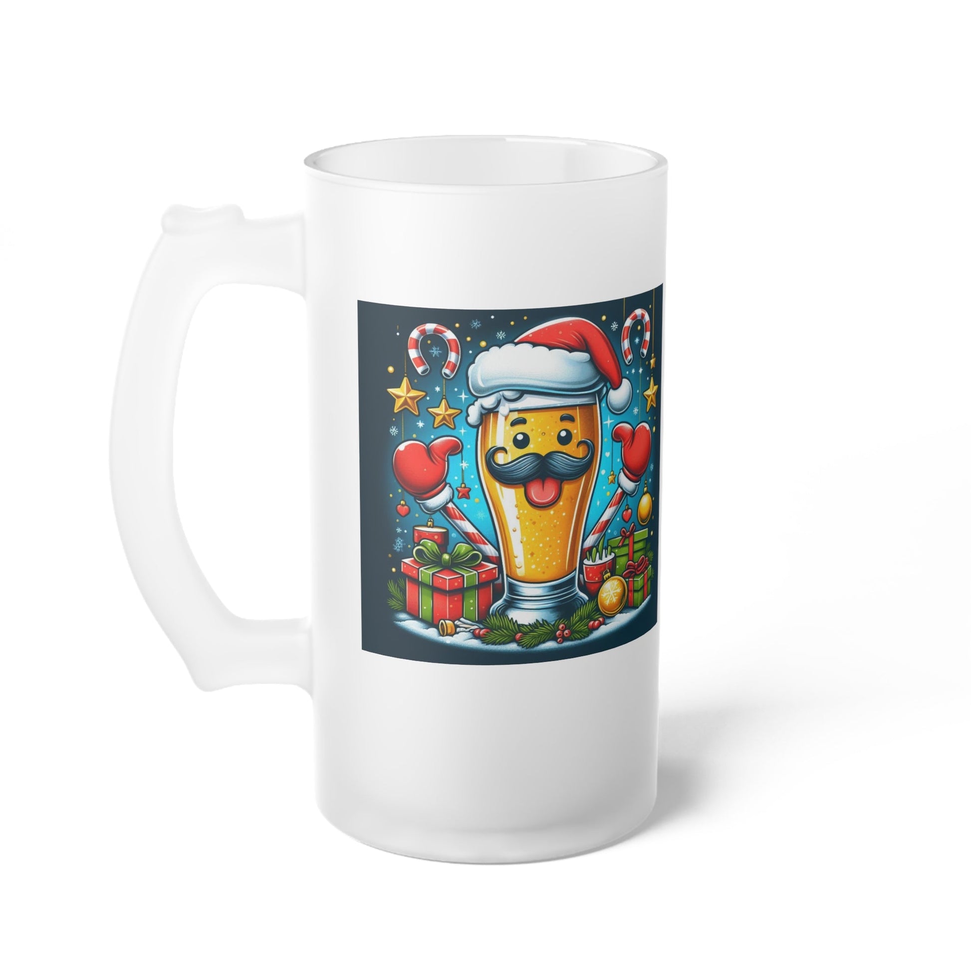 Beer Mug Funny Christmas Decoration by Printify