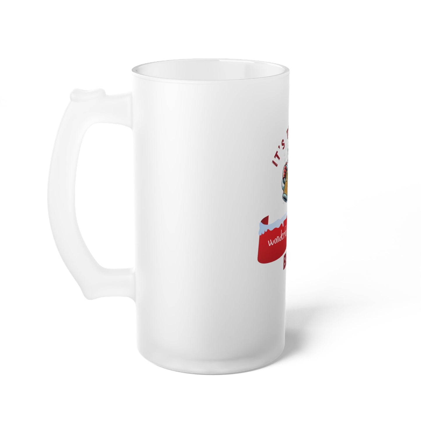 Beer Mug - It's the Most Wonderful Time for a Beer Christmas decoration by Printify