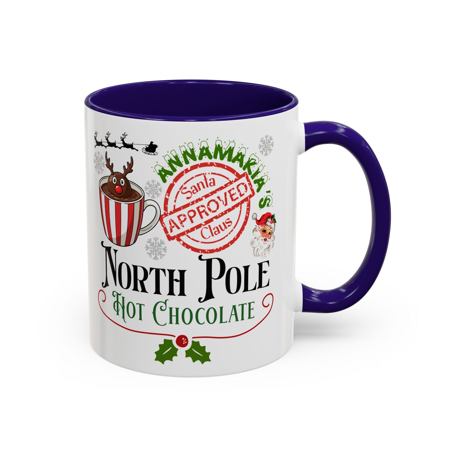 North Pole Hot Chocolate Mug — Santa Approved Holiday Coffee Cup (11oz/15oz) by Printify