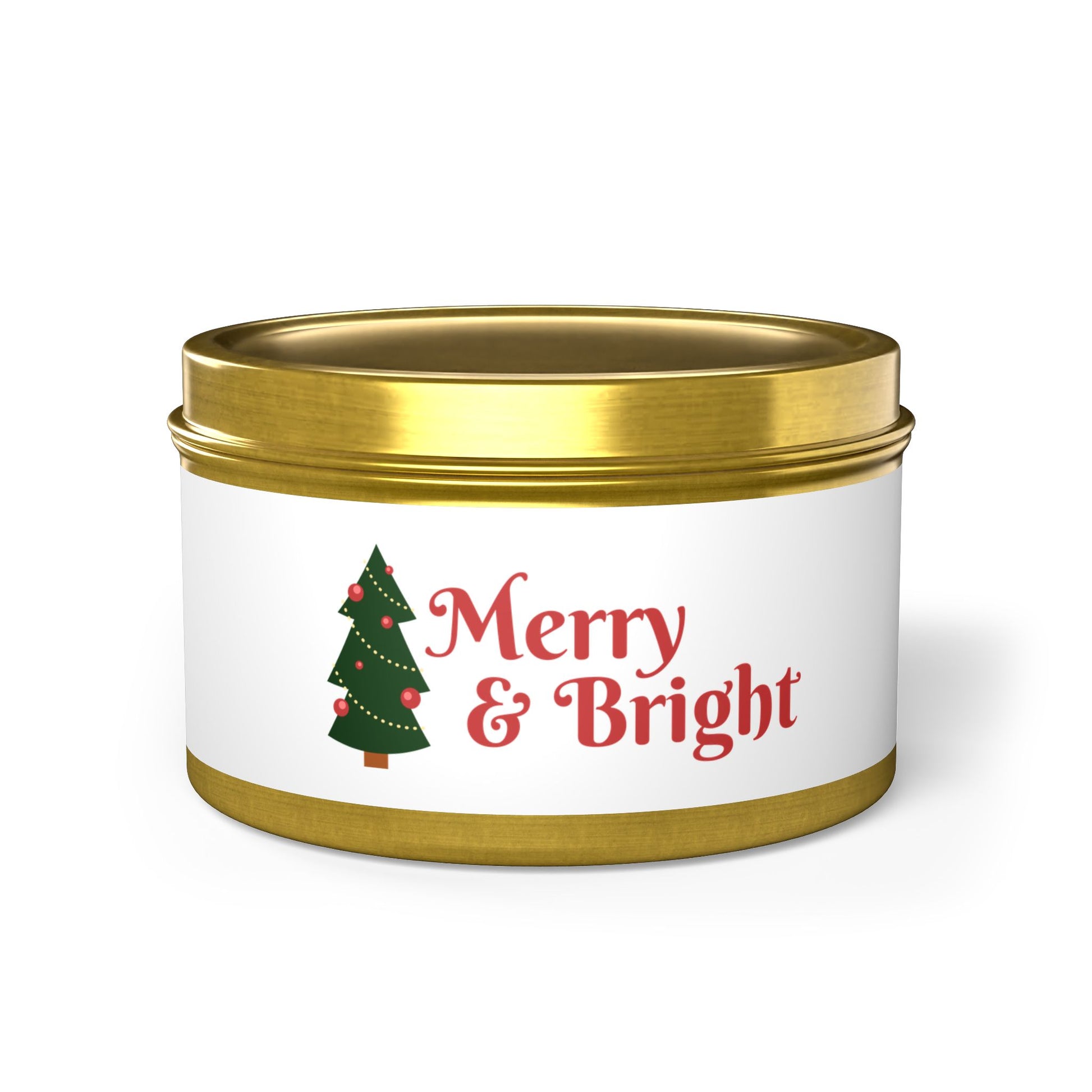 Tin Candles Merry and Bright by Printify