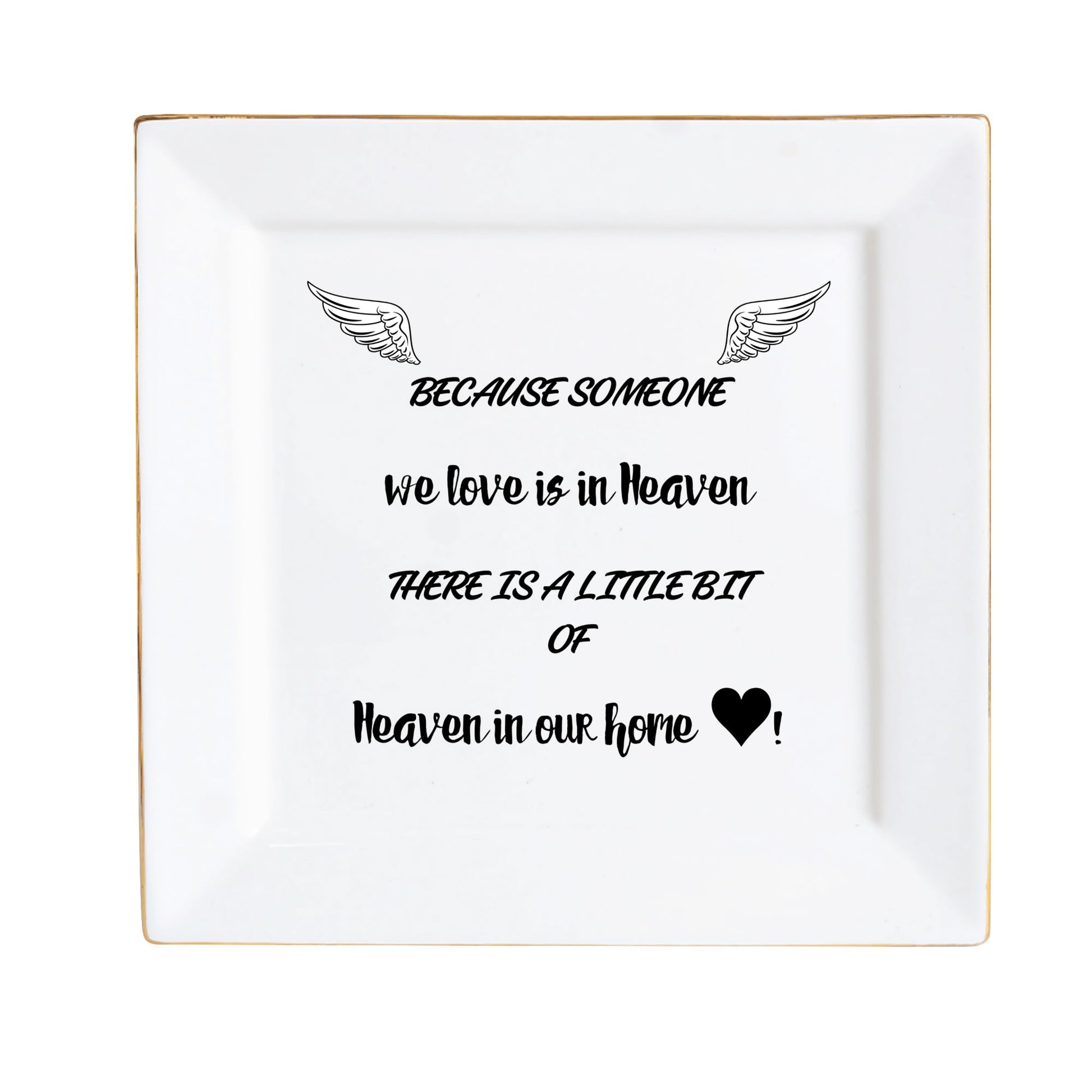 Ceramic Square Plates, Weddings Day Appetizers, Personalized Dinner Decor, Romantic Custom Plates, Table Setting Gift by popcustoms