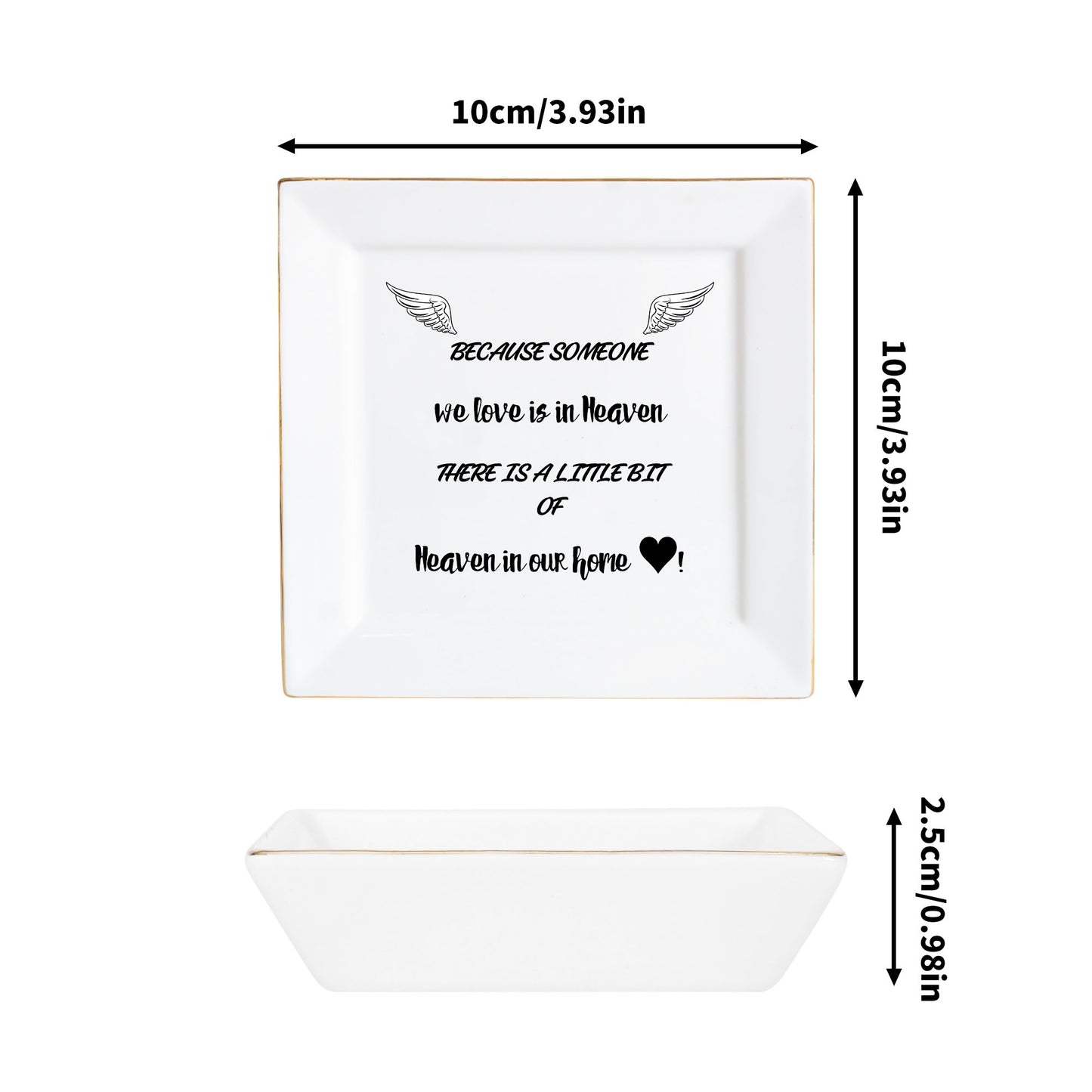Ceramic Square Plates, Weddings Day Appetizers, Personalized Dinner Decor, Romantic Custom Plates, Table Setting Gift by popcustoms