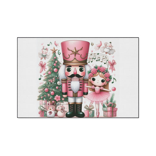 Nutcracker Floor Mat — Heavy Duty Holiday Rug by Printify