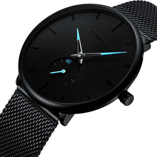 Men Luxury Mesh Steel Waterproof Sport Watch eprolo