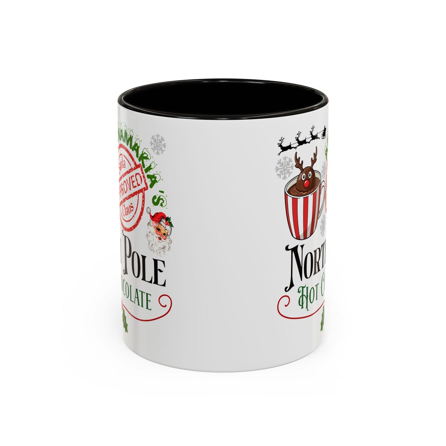 North Pole Hot Chocolate Mug — Santa Approved Holiday Coffee Cup (11oz/15oz) by Printify