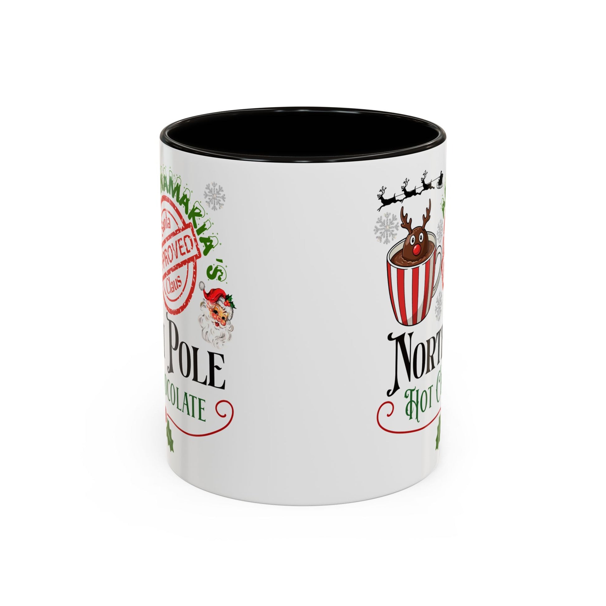 North Pole Hot Chocolate Mug — Santa Approved Holiday Coffee Cup (11oz/15oz) by Printify