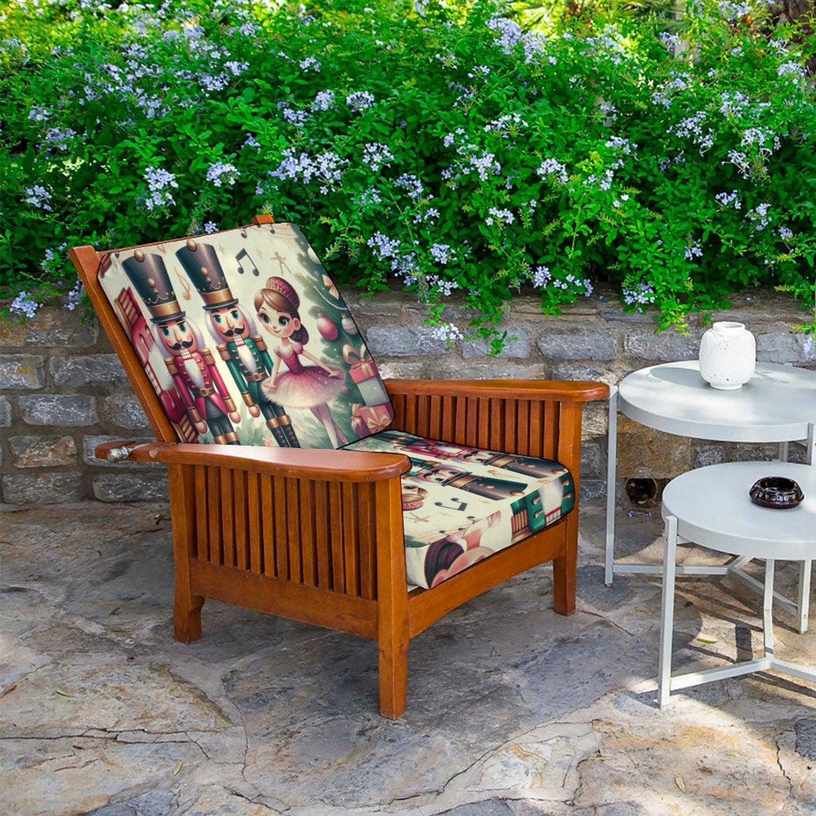 Christmas Nutcrackers Couch Outdoor Cover-25"x25"x4"/64x64x10cm by SALE-Personal Design