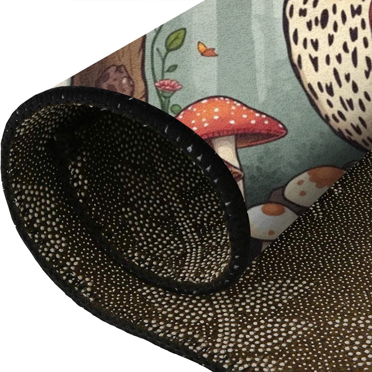 Owl & Forest Plush Round Area Rug – Kids Room Soft Play Mat Nursery Decor JewelryLuxeUS.Shop