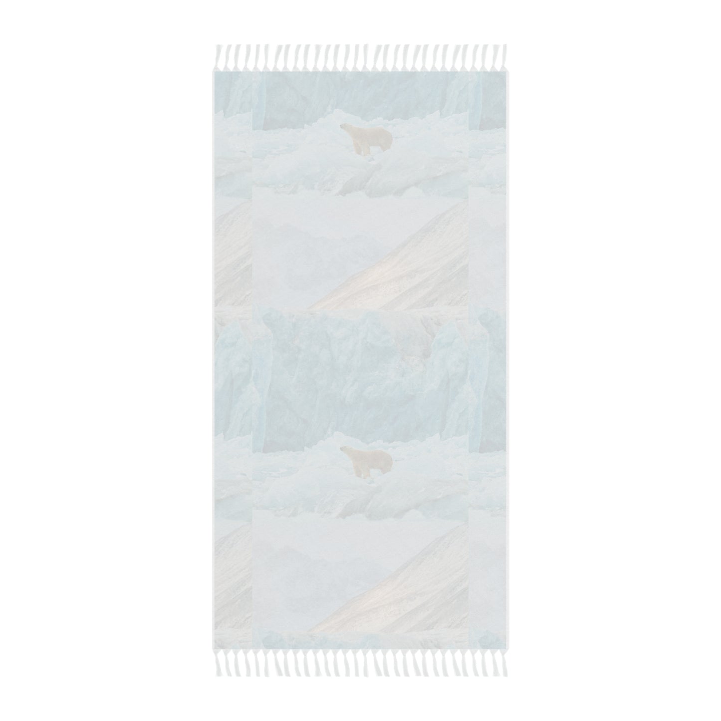 Boho Beach Cloth Towel Polar Bear decoration by Printify
