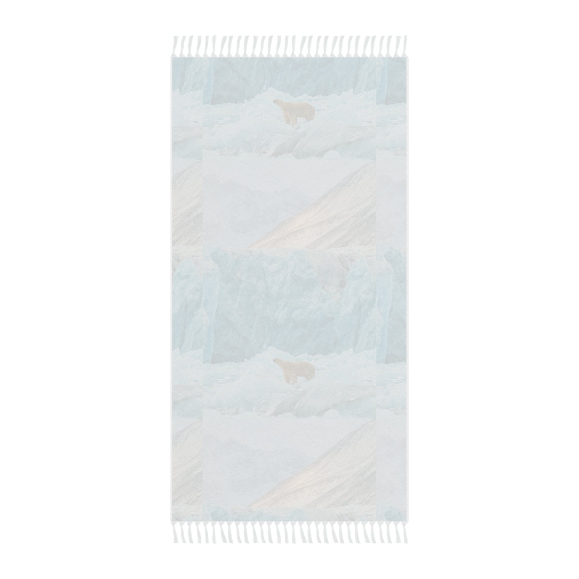 Boho Beach Cloth Towel Polar Bear decoration by Printify