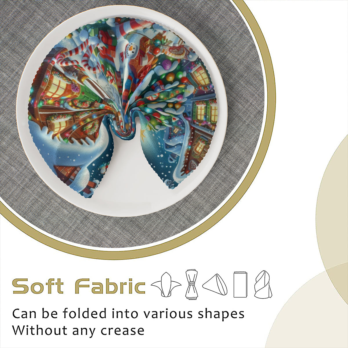 Christmas Napkins by ChristmasLoving.Shop