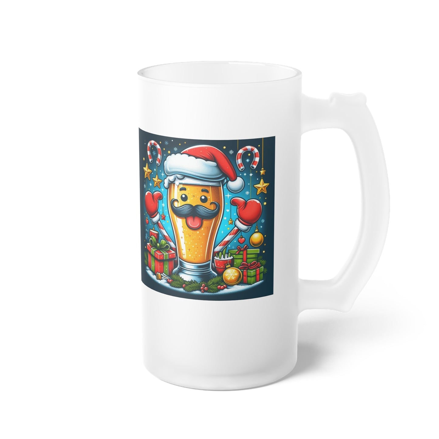 Beer Mug Funny Christmas Decoration by Printify