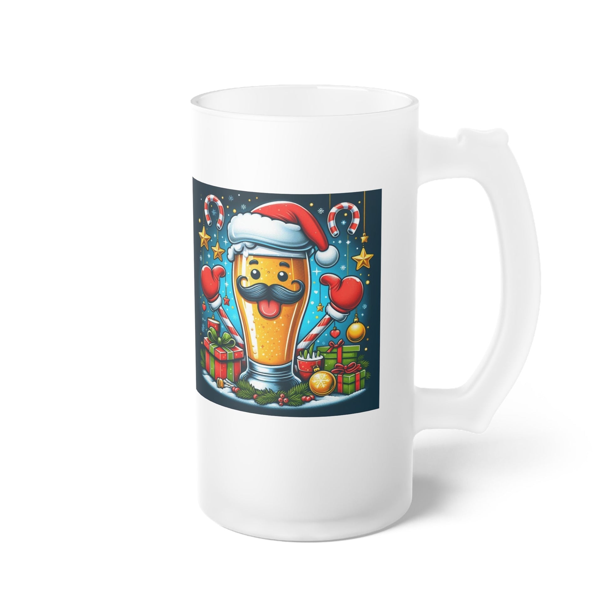 Beer Mug Funny Christmas Decoration by Printify