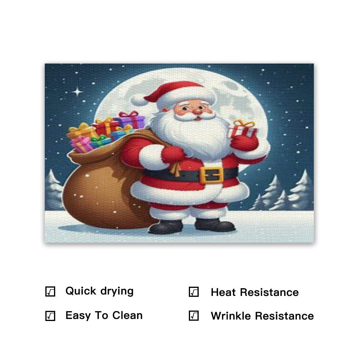 Santa Claus Platemats by My Store