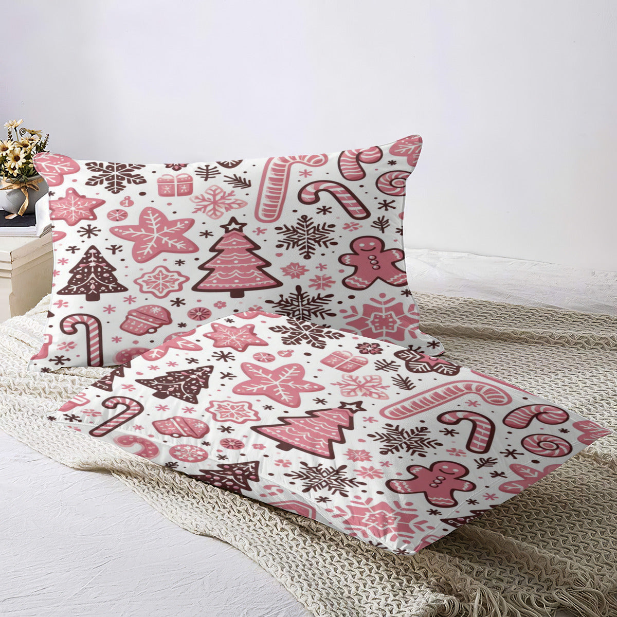 Christmas Quilt Cover Four-Piece Set by ChristmasLoving.Shop