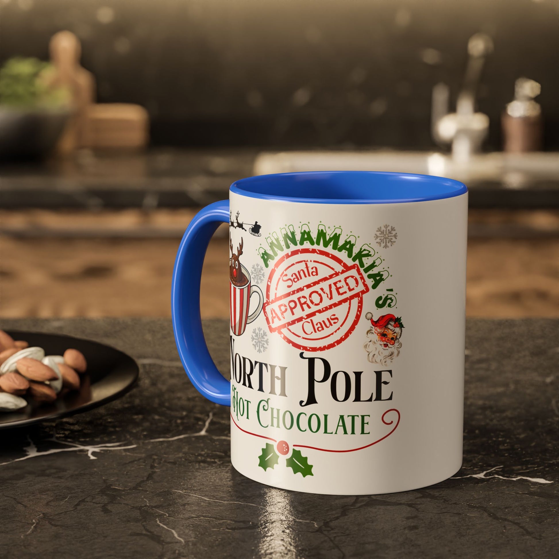 North Pole Hot Chocolate Mug — Santa Approved Holiday Coffee Cup (11oz/15oz) by Printify