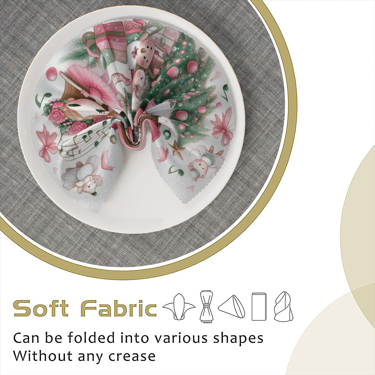 Christmas Napkins Nutcrackers by My Store