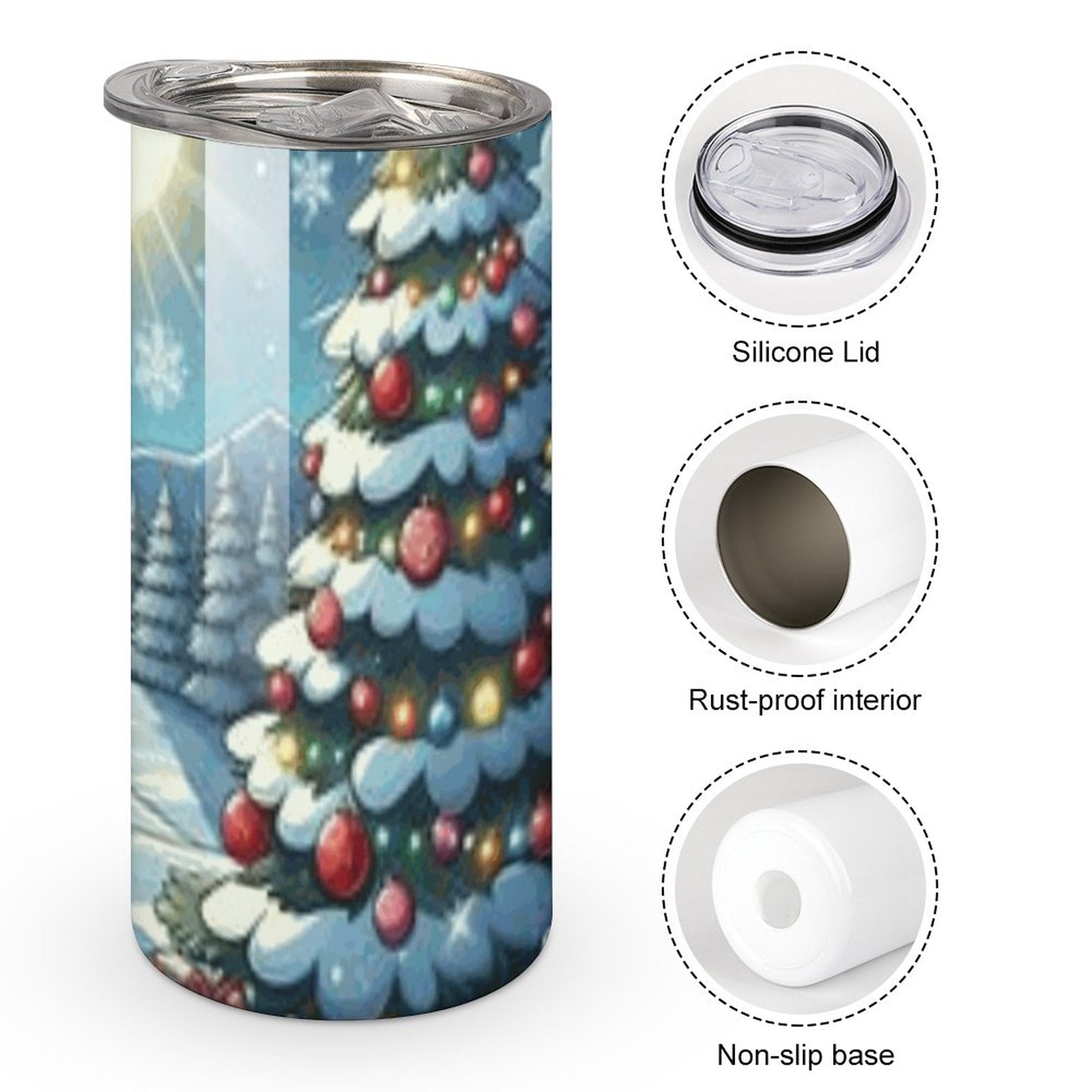 Insulated Drinking Cups with Lids by SALE-Personal Design