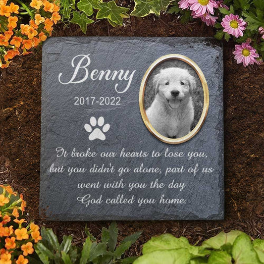 Cemetery Decorations for Grave, Pet Loss Gifts, Dog Memorial Gifts for Loss of Dog, Dog Memorial Stone, Pet Memorial Gifts, Pet Memorial Stones, Cat Memorial Gifts, Gifts for Cat Lovers by Inkedjoy