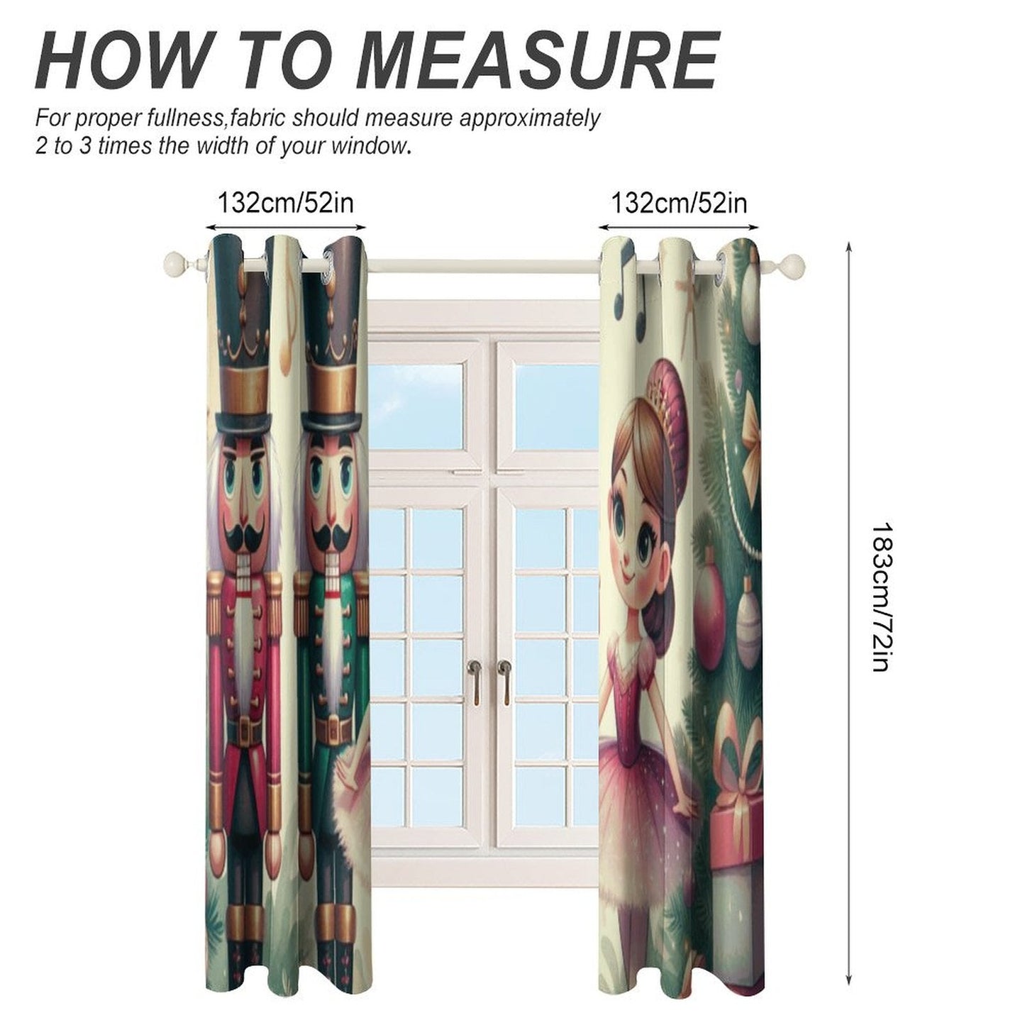 Grommet Curtain-52"x72"/ 132x183cm by SALE-Personal Design