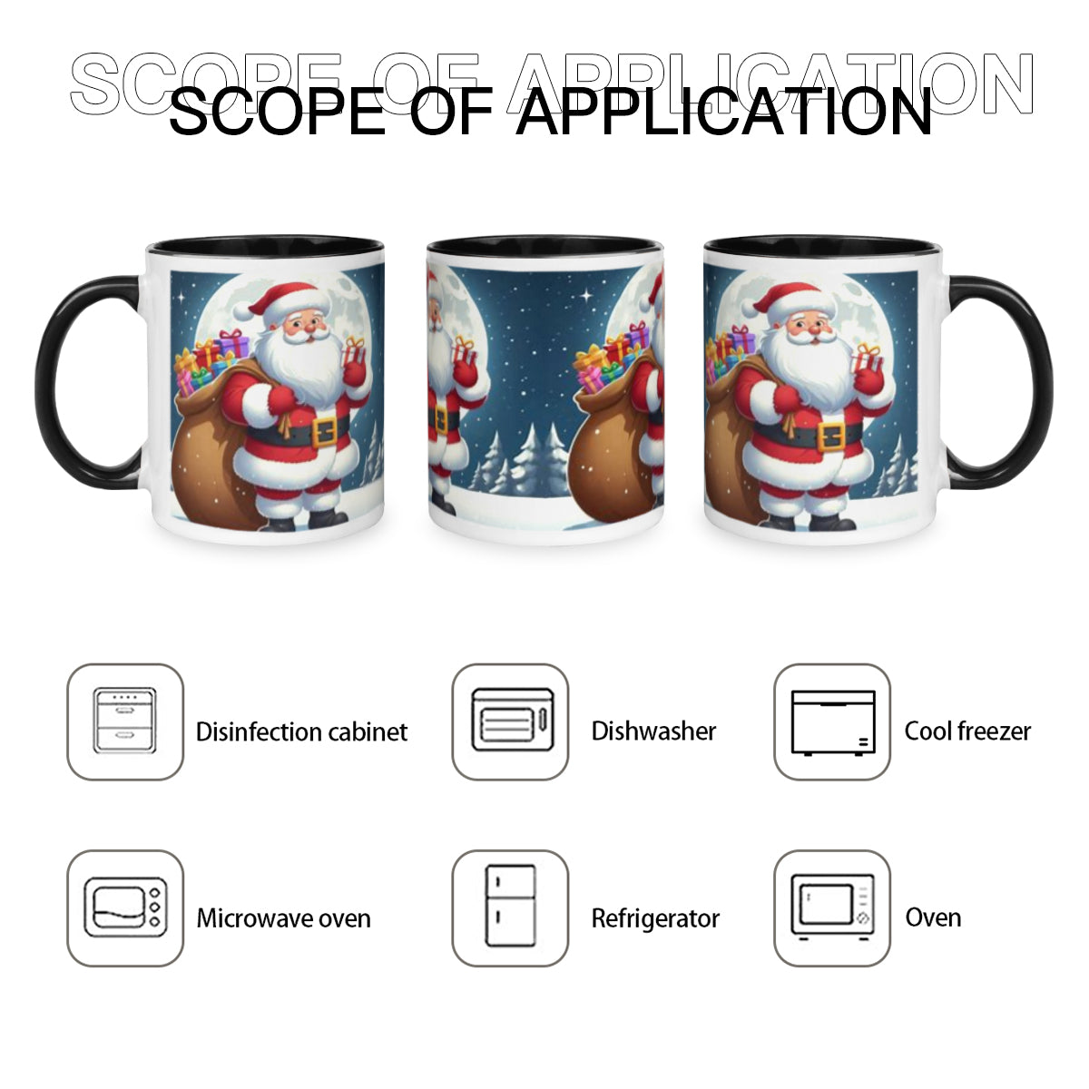 Personalized Two-Tone Mug (325ml/11oz) | Ceramic - santa12 by My Store