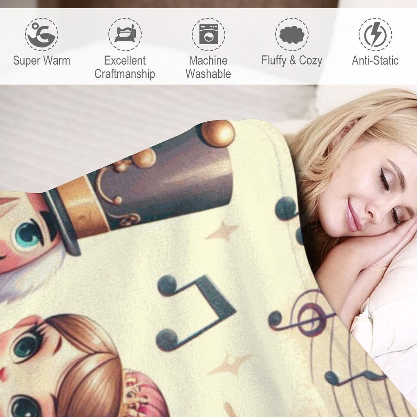 280gsm Flannel Blanket-40"x50" (Dual-sided Printing) by SALE-Personal Design