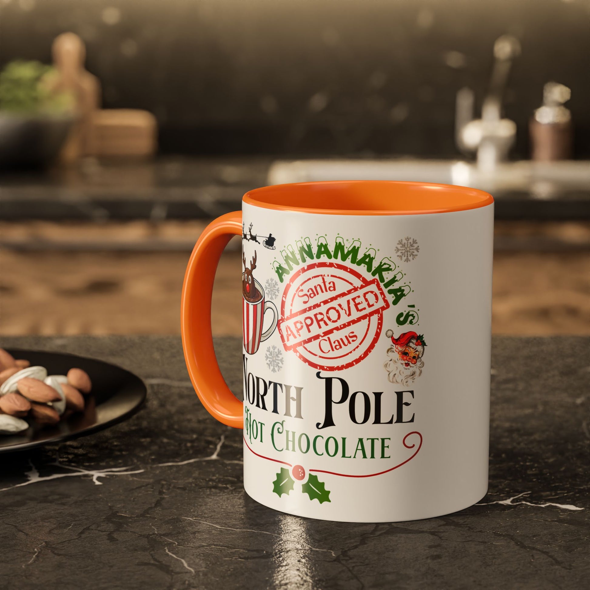 North Pole Hot Chocolate Mug — Santa Approved Holiday Coffee Cup (11oz/15oz) by Printify
