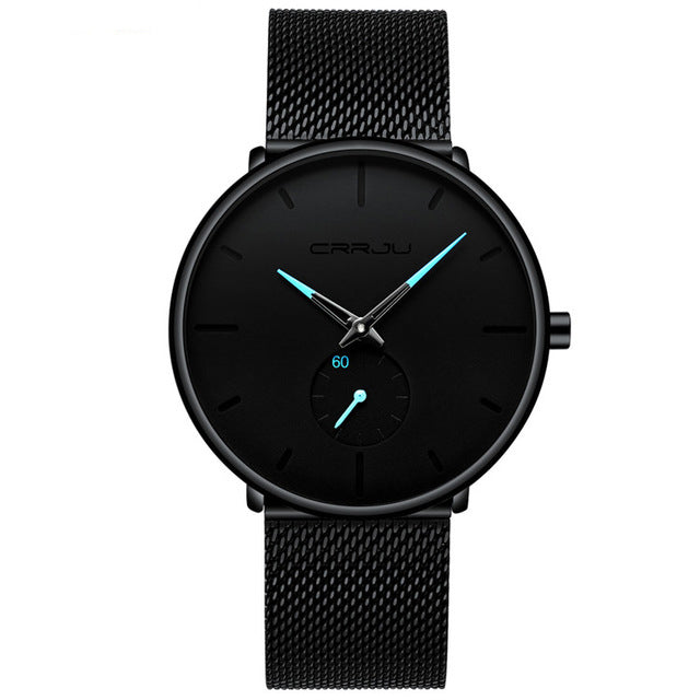 Men Luxury Mesh Steel Waterproof Sport Watch eprolo