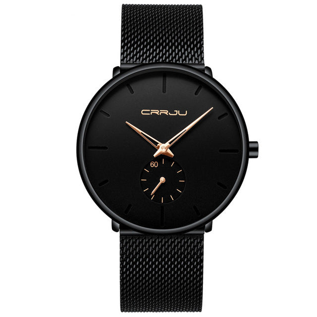 Men Luxury Mesh Steel Waterproof Sport Watch eprolo