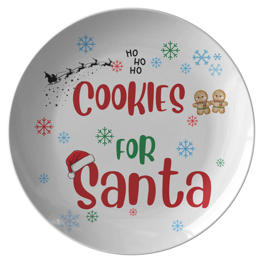 Festive Christmas Plate for Santa – Unique Design to Delight on Christmas Night! by teelaunch