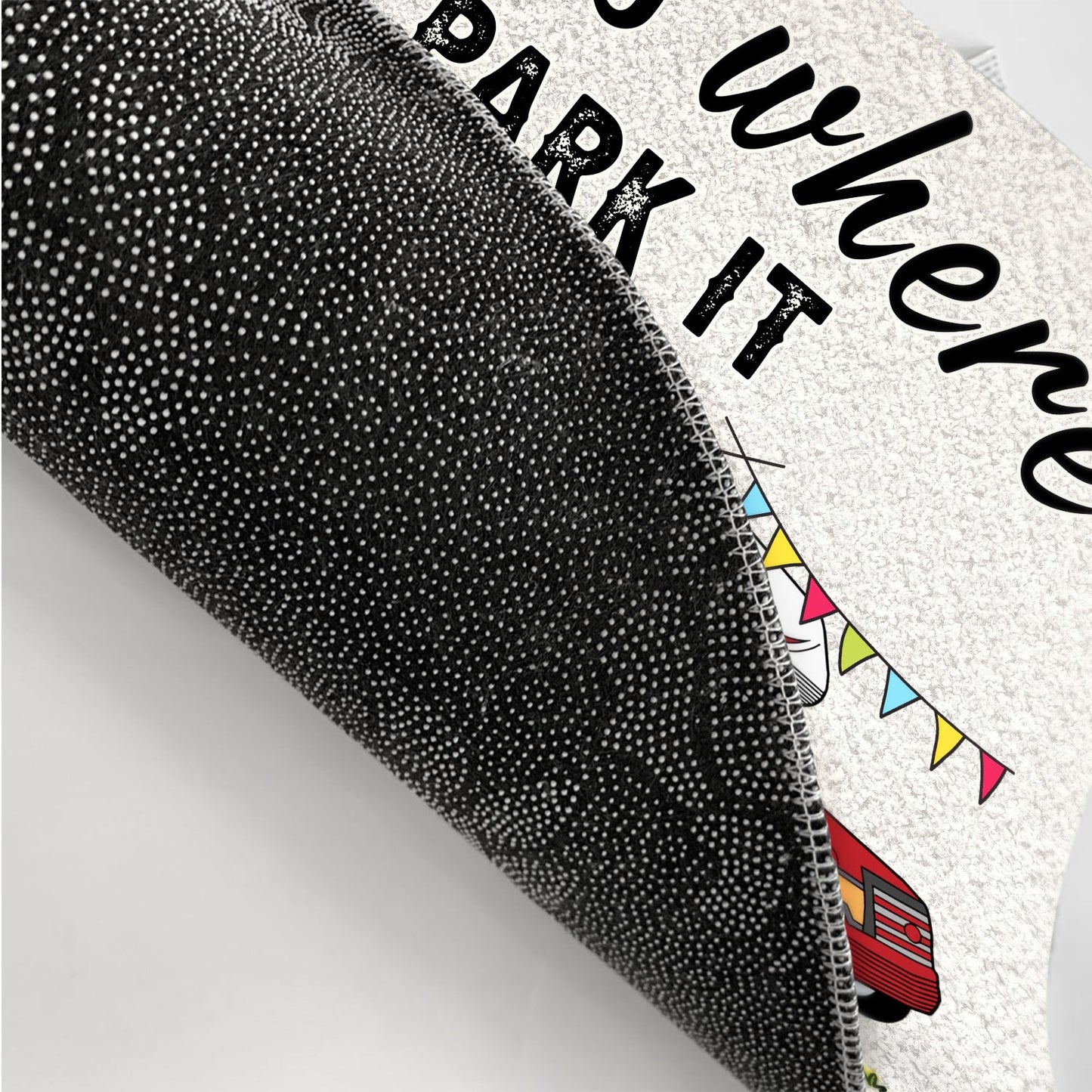 Home Is Where We Park It You And Me And The Dogs - Gift For Camping Lovers - Personalized Doormat Rug by Inkedjoy