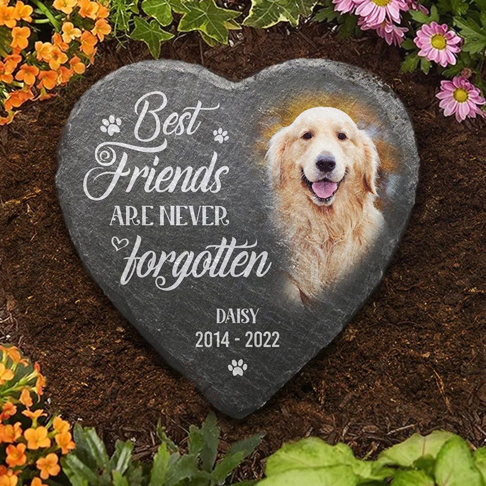 Loss Of Dog - Personalized Custom Pet Memorial Stone by Inkedjoy