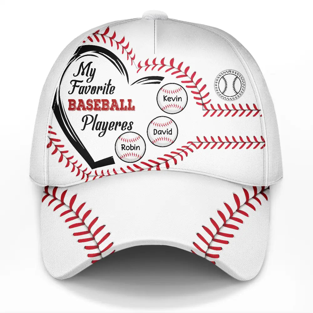 My Favorite Baseball Players - Personalized Classic Cap by Inkedjoy