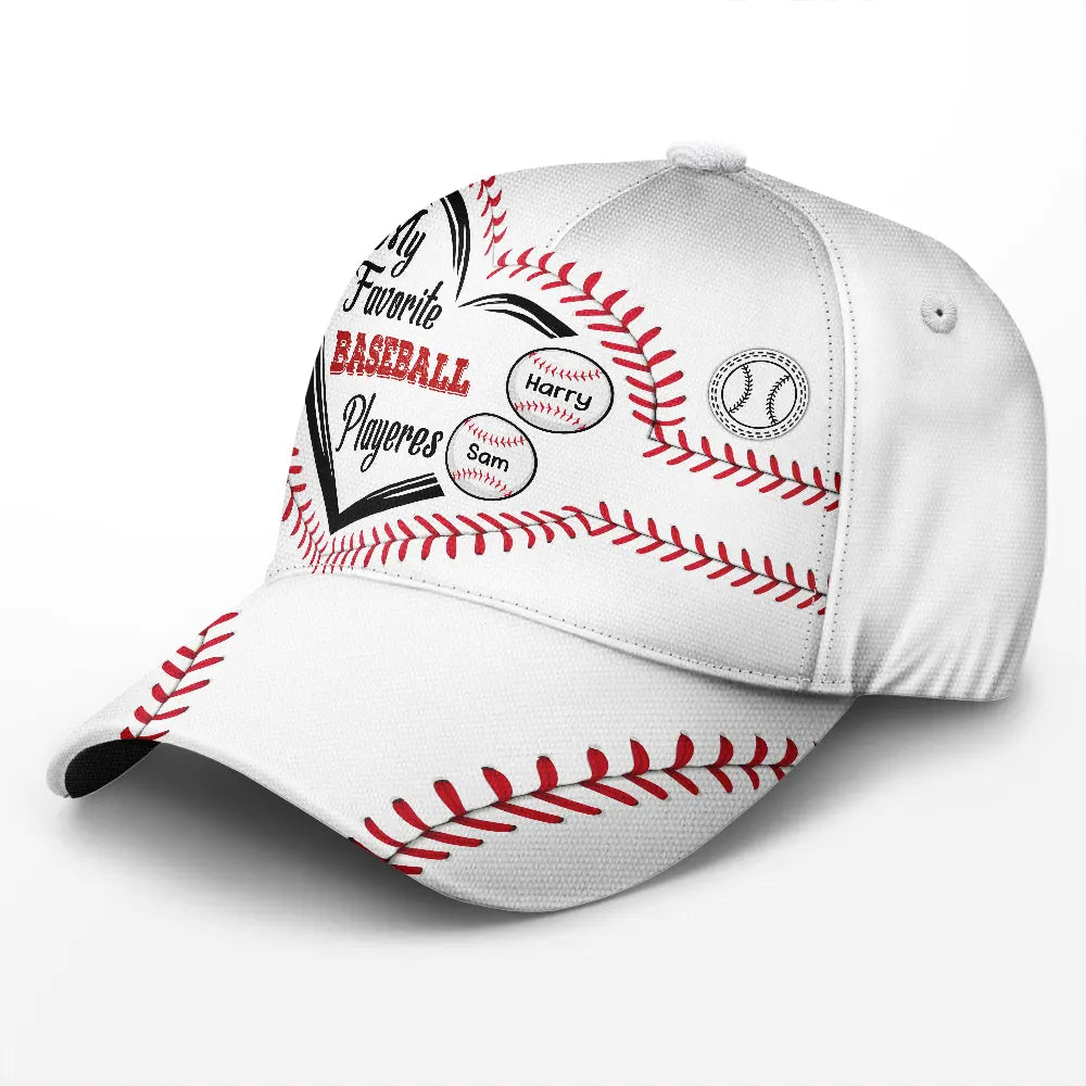 My Favorite Baseball Players - Personalized Classic Cap by Inkedjoy
