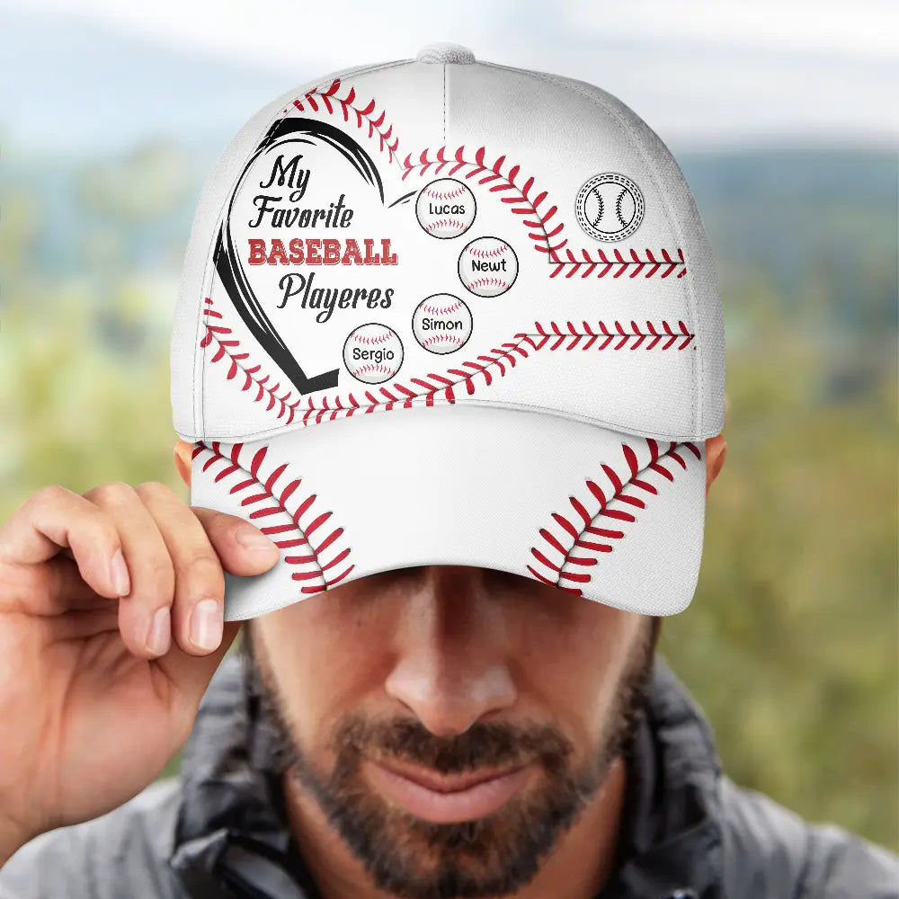 My Favorite Baseball Players - Personalized Classic Cap by Inkedjoy