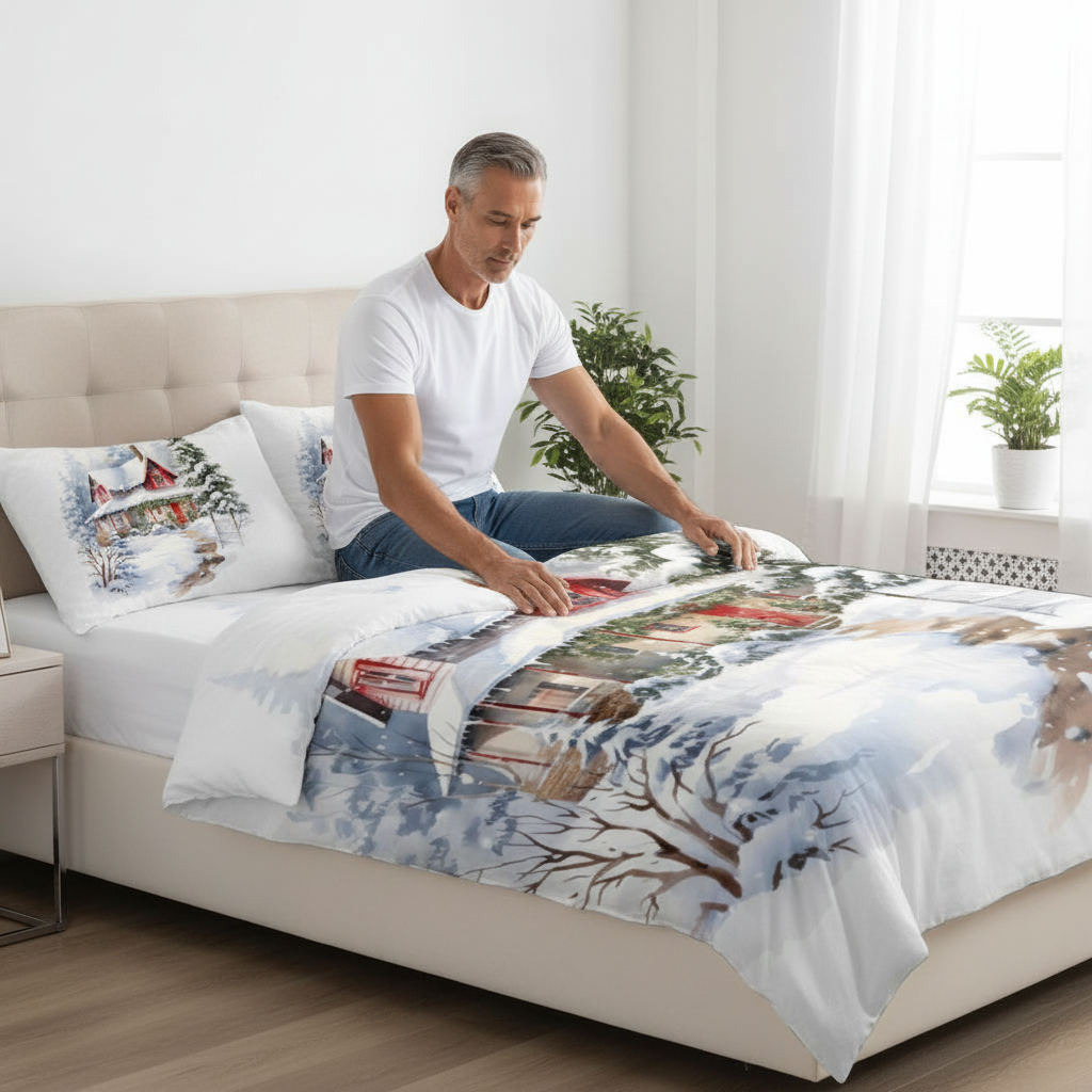 Bedding Winter Christmas decoration