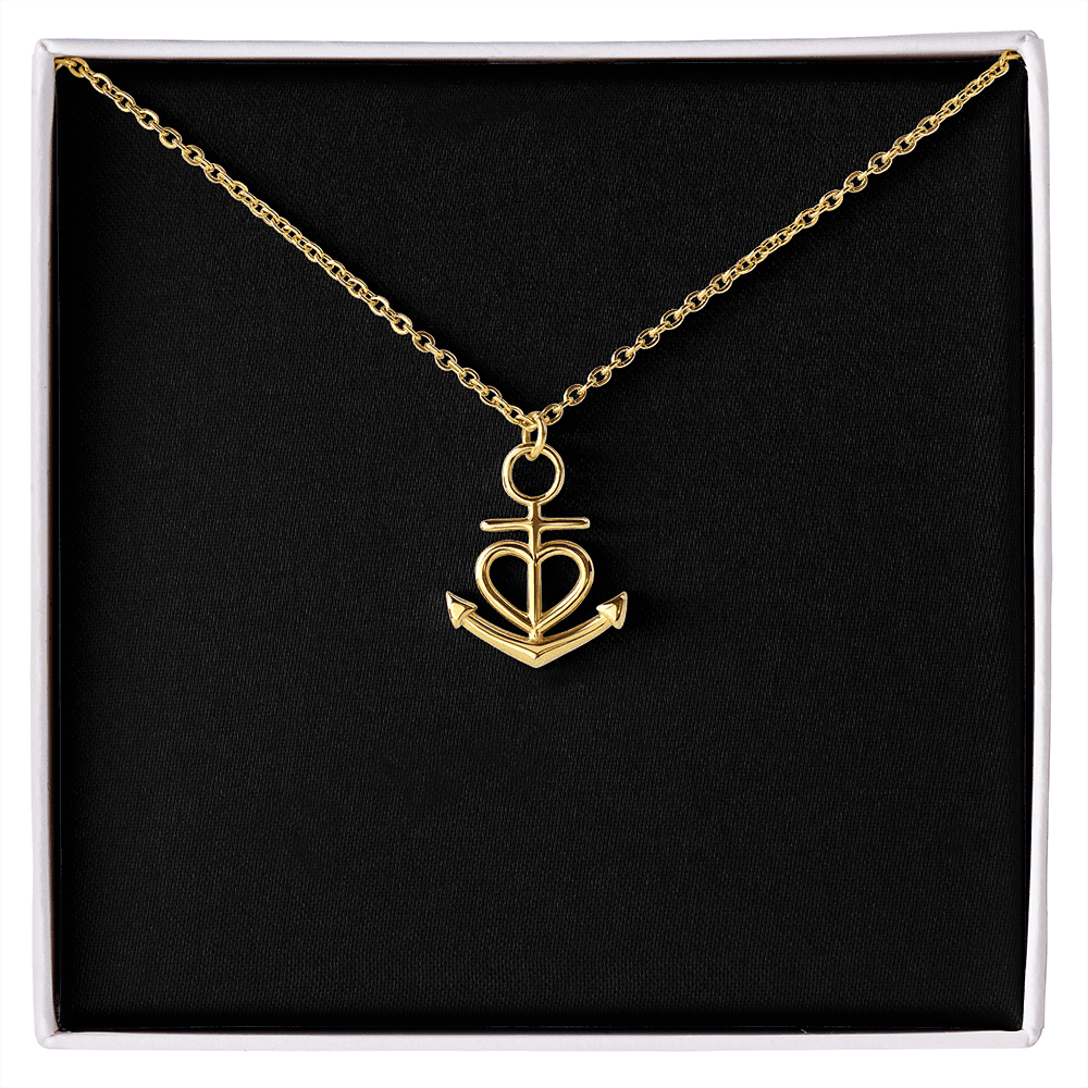 Anchor Pendant Necklace - JewelryLuxeUS.Shop