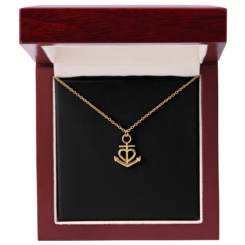 Anchor Pendant Necklace - JewelryLuxeUS.Shop