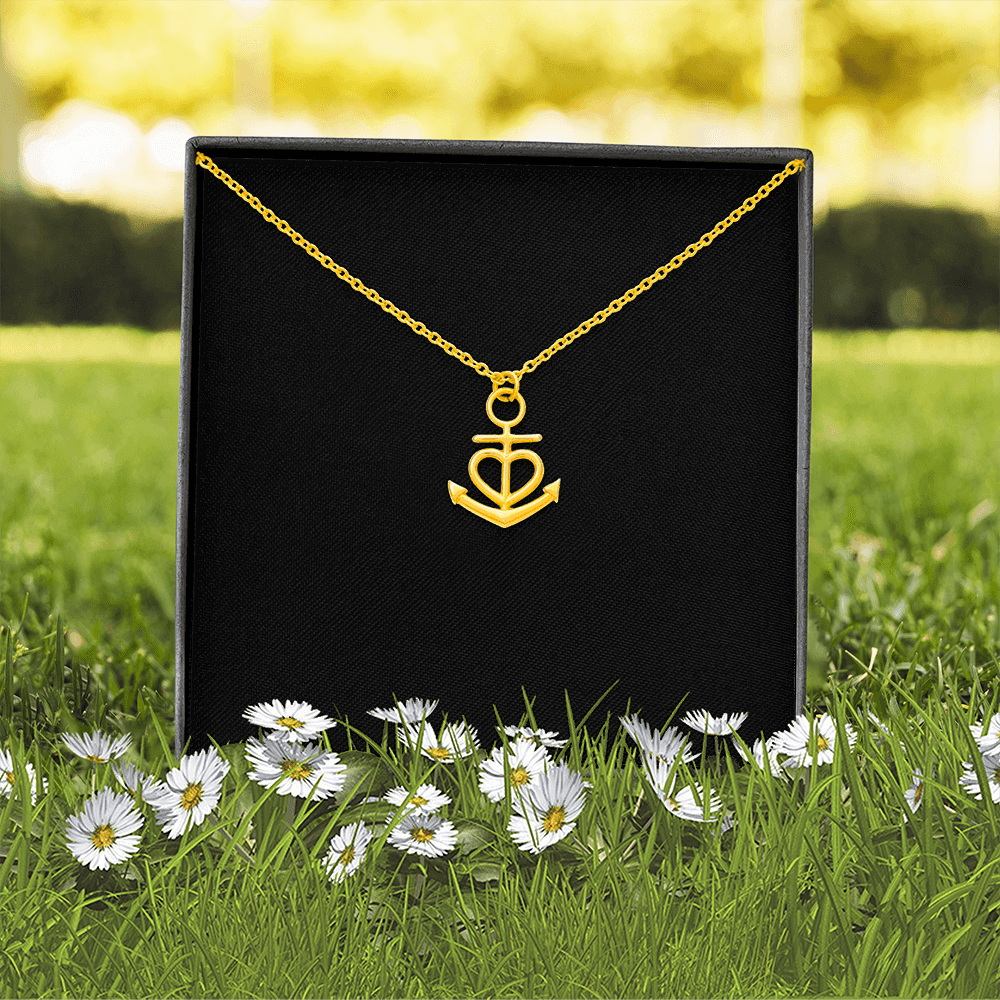 Anchor Pendant Necklace - JewelryLuxeUS.Shop