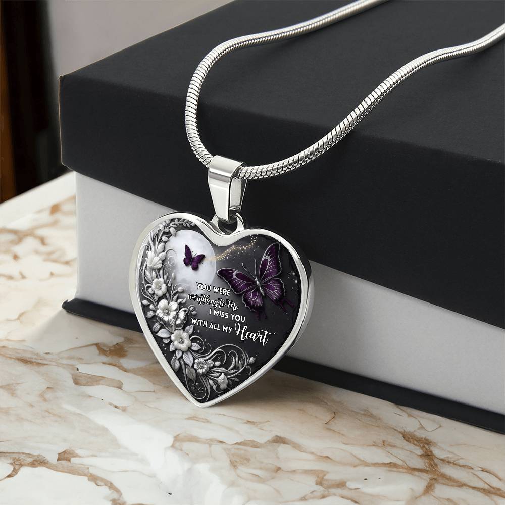I Miss You With All My Heart Necklace ShineOn Fulfillment