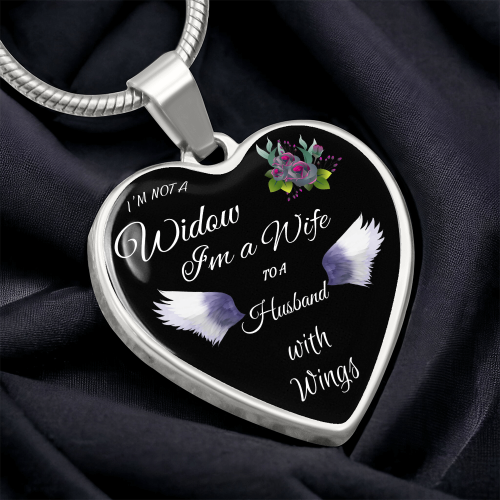 Memorial Heart Pendant Necklace for Grief ShineOn Fulfillment
